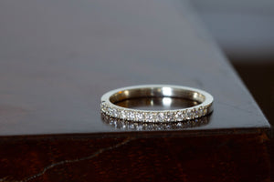 Diamond Half Eternity Ring - Small