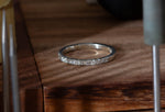 Load image into Gallery viewer, Diamond Half Eternity Ring - Small
