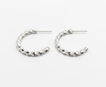 Load image into Gallery viewer, Celtic Woven Earrings - Silver
