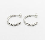 Load image into Gallery viewer, Celtic Woven Earrings - Silver
