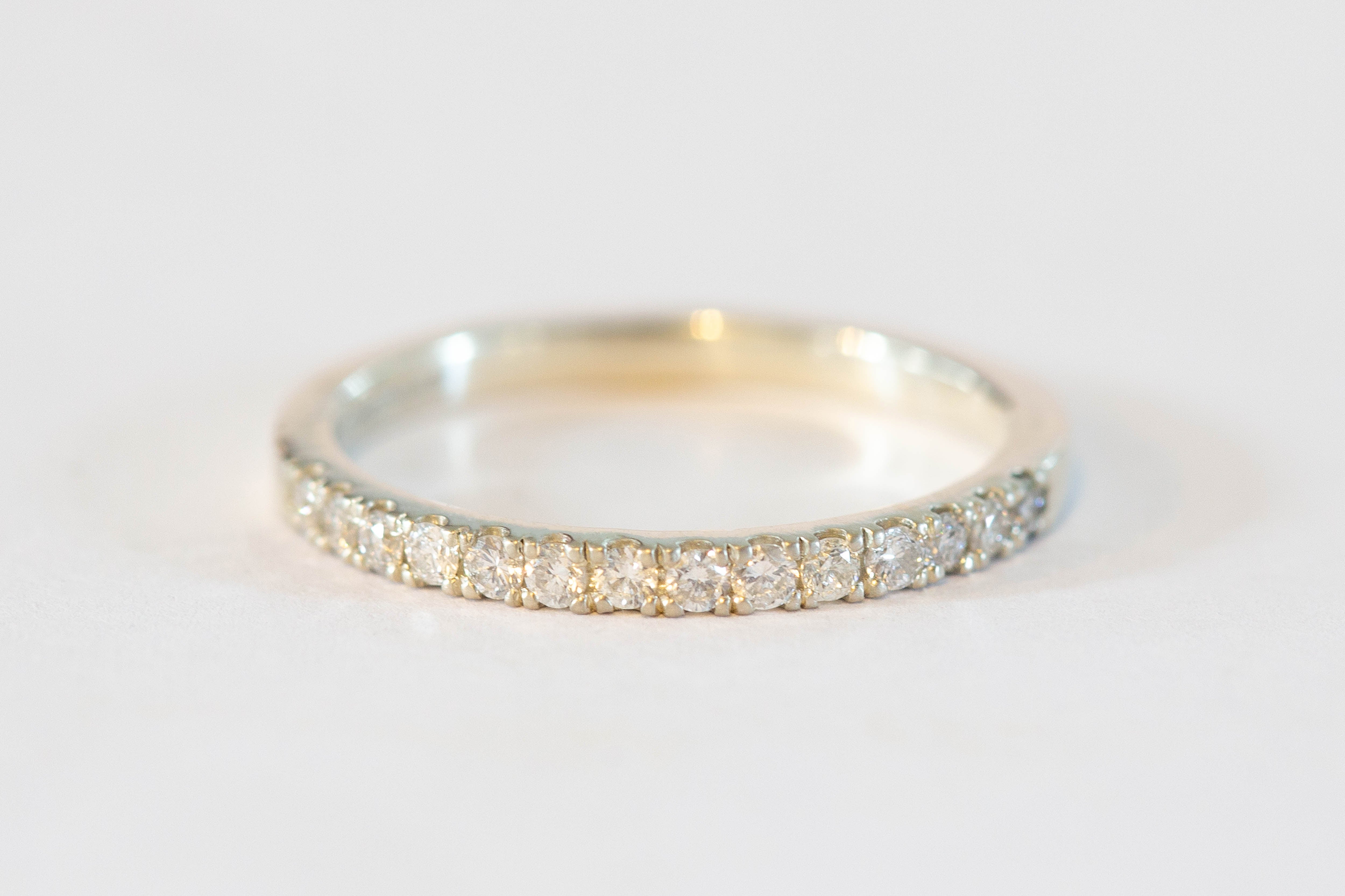Diamond Half Eternity Ring - Small