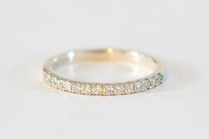 Diamond Half Eternity Ring - Small