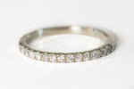 Load image into Gallery viewer, Diamond Half Eternity Ring - Small
