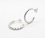 Load image into Gallery viewer, Celtic Woven Earrings - Silver
