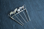 Load image into Gallery viewer, Luned Hair Comb - Silver
