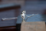 Load image into Gallery viewer, Wise Owl Pendant - Silver and Diamond
