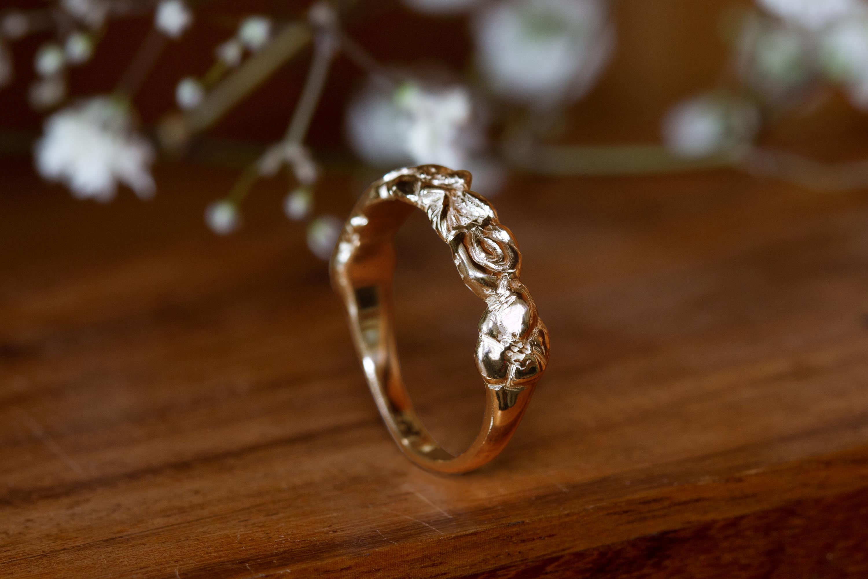 Floral Wedding Ring