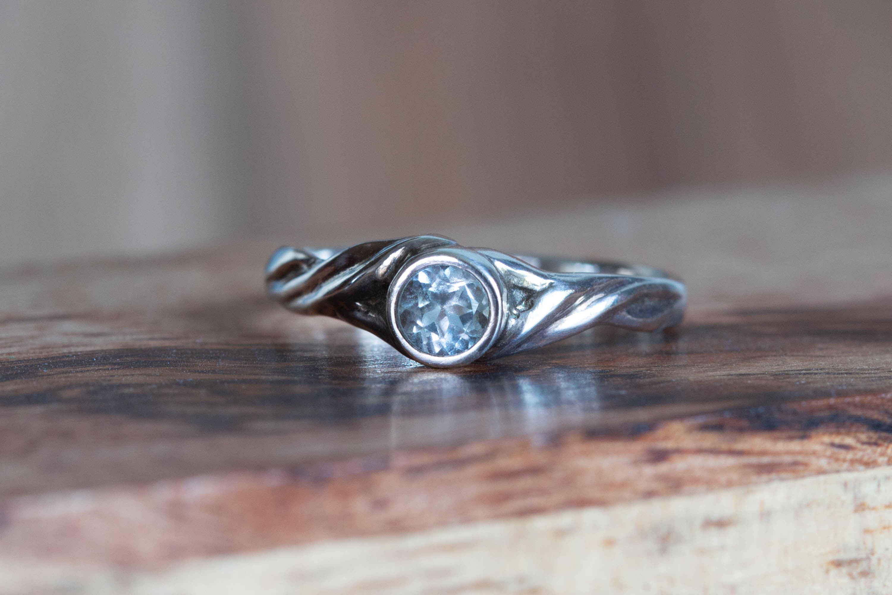 Vine Ring - Aquamarine