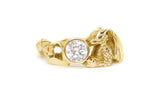 Load image into Gallery viewer, Dragon Ring - White Sapphire
