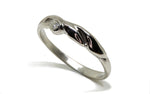 Load image into Gallery viewer, Myrtle Leaves Diamond Half Band
