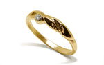 Load image into Gallery viewer, Myrtle Leaves Diamond Half Band
