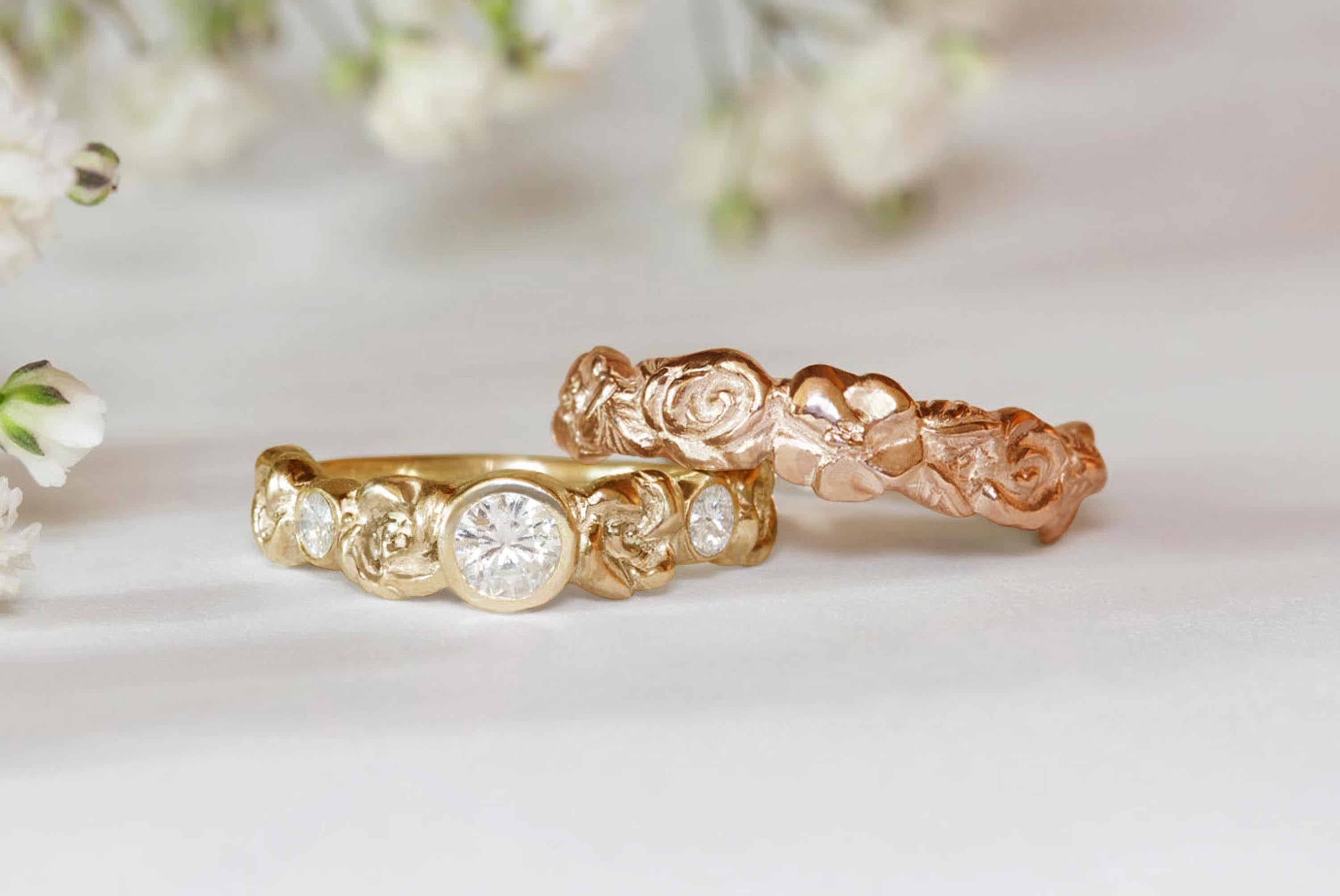 Floral Wedding Ring