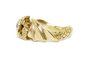 Dragon Ring - White Sapphire